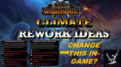warhammer 3 climate mod|Climate Tab for Warhammer 3 Mod : r/totalwar .